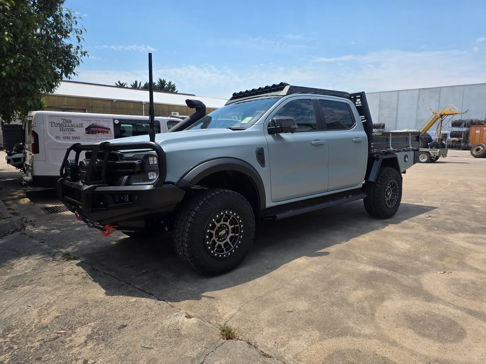 Ruband Tyres Bayswater North depot — truck tyre work 1