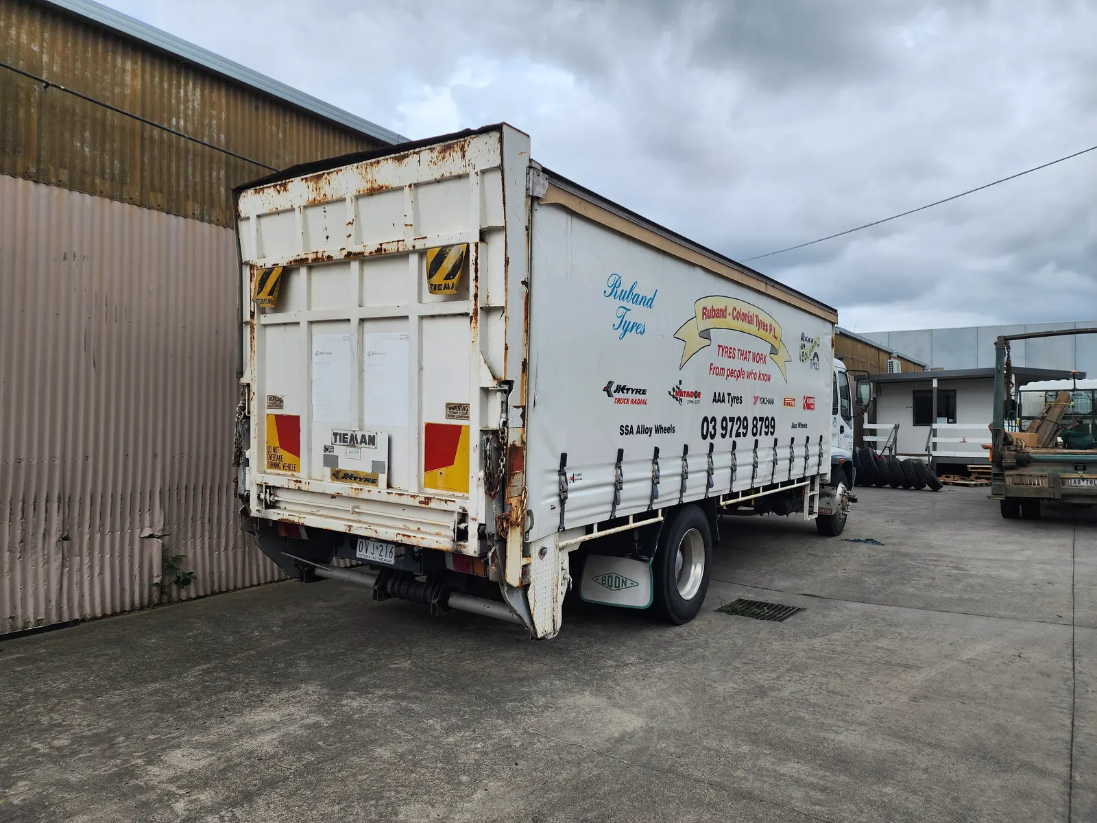 Ruband Tyres Derwent Park depot — truck tyre work 3